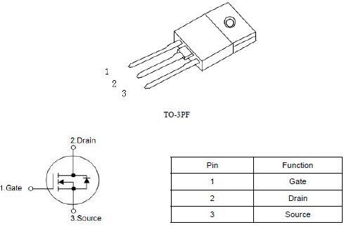 開(kāi)關(guān)電源MOS管 KNX42150A 2.8A/1500V規(guī)格書(shū)-封裝 參數(shù)齊全-KIA MOS管