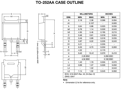 MOS管 DTU09N03 PDF技術(shù)資料下載 N溝道 TO-252封裝-KIA MOS管