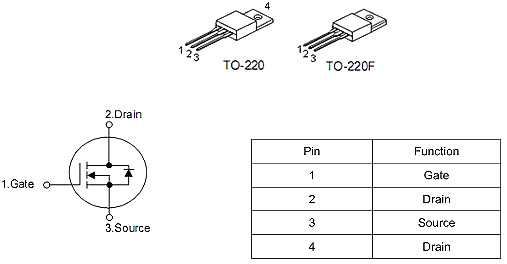 20A 500V場(chǎng)效應(yīng)管 KNX7150A