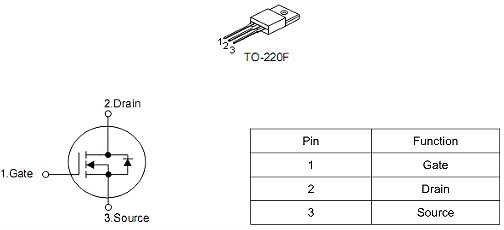 KCX6265A 11A/ 650V TO-220F封裝 N溝道MOS管原廠-KIA MOS管