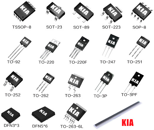 MOS管逆變器領域 IRF840替代KNF6450A規(guī)格書 參數(shù)等詳情-KIA MOS管