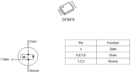 MOS管 KNX4850S 8A/500V規(guī)格書 原廠正品 廠家直銷-KIA MOS管