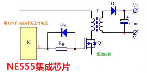 方波信號驅動場效應管