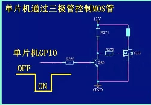 單片機(jī) 驅(qū)動(dòng) MOS管